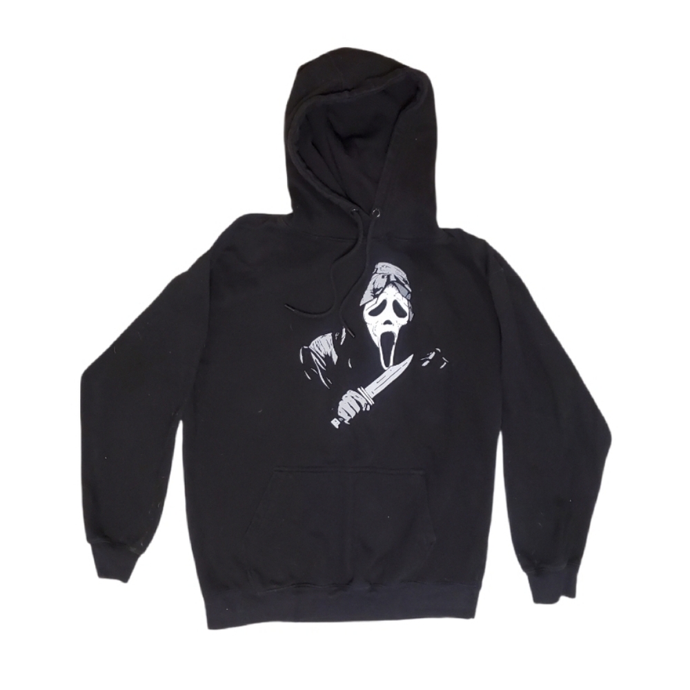 Ghostface Scream Men's Halloween Scary Movies Pullover Hoodie Sweatshirt‎ XL